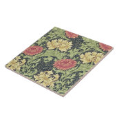 ウィリアム・モリスの菊のヴィンテージの花柄の芸術 タイル (側面)