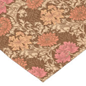 ウィリアム・モリスの菊、オレンジおよび錆 ショートテーブルランナー (コーナー)