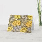 ウィリアム・モリスの菊 カード (正面)