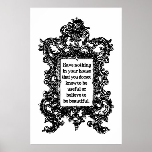 ウィリアム・モリスの言う通り ポスター (正面)