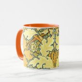 ウィリアム・モリスの豊富な花パターン マグカップ (正面左)