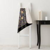 ウィリアム・モリスの鳥およびザクロのヴィンテージの花柄 シェルパブランケット (インサイチュ)