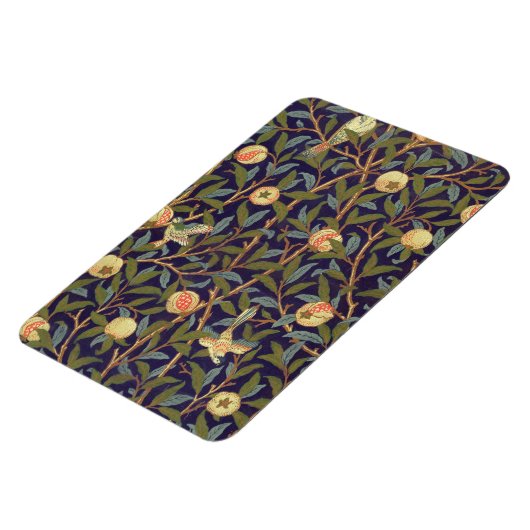 ウィリアム・モリスの鳥およびザクロのヴィンテージの芸術 マグネット (左側)