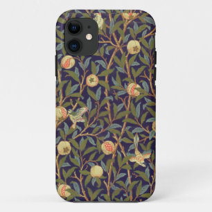 ウィリアム・モリスの鳥およびザクロのヴィンテージの芸術 iPhone 11 ケース