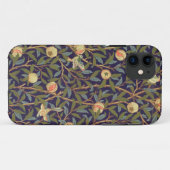 ウィリアム・モリスの鳥およびザクロのヴィンテージの芸術 Case-Mate iPhoneケース (裏面(横))
