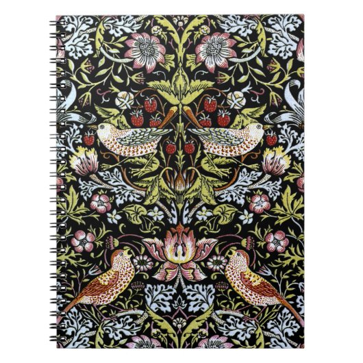ウィリアム・モリスの鳥および花2 ノートブック (正面)