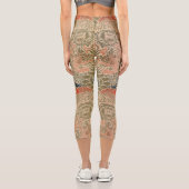 ウィリアム・モリスの鳥の有名なパターン カプリレギンス (裏面)