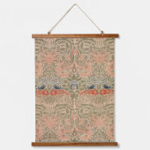 ウィリアム・モリスの鳥の有名なパターン 吊り下げ型タペストリー (正面)