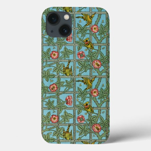 ウィリアム・モリスの鳥花 Case-Mate iPhoneケース (裏面)