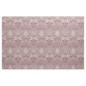 ウィリアム・モリスの鳩とバラ、アンティークバラの色 ファブリック (ヤード)