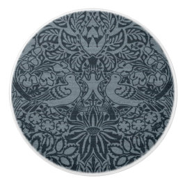 ウィリアム・モリスの鳩とバラ・セラミックのノブ セラミックノブ