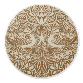 ウィリアム・モリスの鳩とバラ・セラミックのノブ セラミックノブ