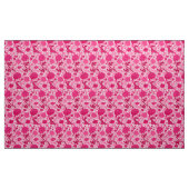 ウィリアム・モリスのJacobean花柄、明るい赤紫色のピンク ファブリック (ヤード)