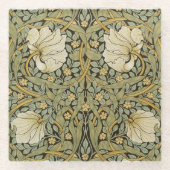 ウィリアム・モリスのPimpernelのヴィンテージのラファエロ前の画家 ガラスコースター (正面)