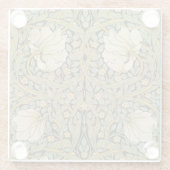 ウィリアム・モリスのPimpernelのヴィンテージのラファエロ前の画家 ガラスコースター (裏面)