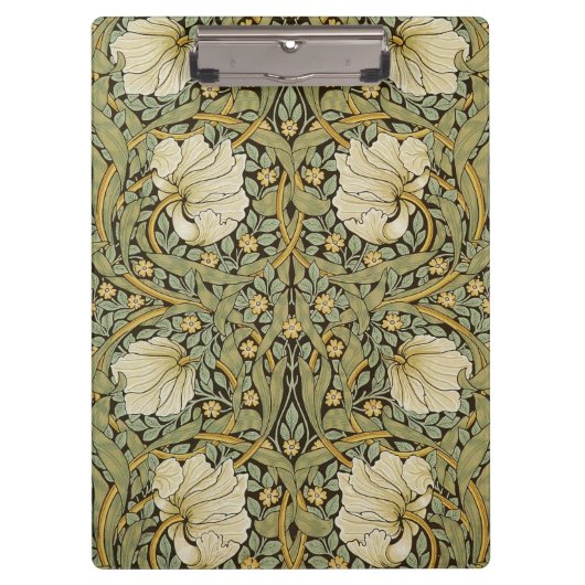 ウィリアム・モリスのPimpernelのヴィンテージのラファエロ前の画家 クリップボード (正面)