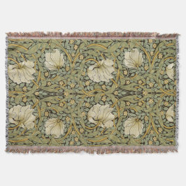 ウィリアム・モリスのPimpernelのヴィンテージのラファエロ前の画家 スローブランケット