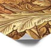 ウィリアム・モリスアカサス・ブラウン紅葉 ポスター (角)