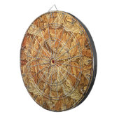 ウィリアム・モリスアカンサス・ブラウン紅葉 ダーツボード (正面右)