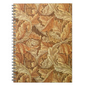 ウィリアム・モリスアカンサス・ブラウン紅葉 ノートブック (正面)