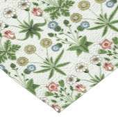 ウィリアム・モリスアンティークデイジーフローラルパターン ショートテーブルランナー (コーナー)