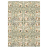 ウィリアム・モリスアンティークハニーサックルクラシックフローラ テーブルクロス (正面)