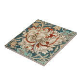 ウィリアム・モリスアンティークハニーサックルフローラルパターン タイル (側面)