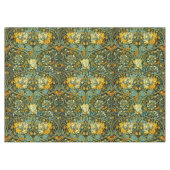 ウィリアム・モリスアンティークハニーサックルフローラルパターン テーブルクロス (正面(横))