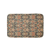 ウィリアム・モリスアンティークハニーサックルフローラルパターン バスマット (正面)