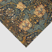 ウィリアム・モリスアンティークハニーサックルフローラルパターン 薄葉紙 (詳細)