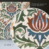 ウィリアム・モリスアールヌーボーフローラビクトリアンレプロ タイル