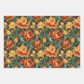 ウィリアム・モリスインスパイアス ラッピングペーパーシート (正面)