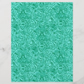 ウィリアム・モリスインディアン、ターコイズ&ライトアクア (正面)