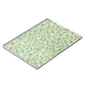 ウィリアム・モリスウィロー・バウ。ヴィンテージ緑 ノートブック (左側)