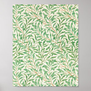 ウィリアム・モリスウィロー・バウ。ヴィンテージ緑 ポスター
