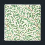 ウィリアム・モリスウィロー・バウ。ヴィンテージ緑 マグネット<br><div class="desc">William Morris "Willow Bough"磁石。緑の葉のパターン</div>