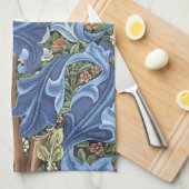 ウィリアム・モリスウッドペッカータペストリーフローラヴィンテージ キッチンタオル (四つ折り)