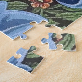 ウィリアム・モリスウッドペッカータペストリーフローラヴィンテージ ジグソーパズル (側面)