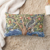 ウィリアム・モリスウッドペッカータペストリーフローラヴィンテージ ランバークッション (ブランケット)