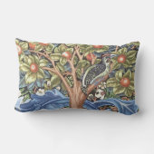 ウィリアム・モリスウッドペッカータペストリーフローラヴィンテージ ランバークッション (裏面)