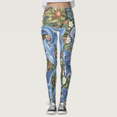 ウィリアム・モリスウッドペッカータペストリーフローラヴィンテージ レギンス (正面)