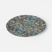 ウィリアム・モリスエレガントブルー ペーパープレート (アングル)