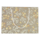 ウィリアム・モリスオークアンドアコーン抱き枕 ラージペーパーバッグ (裏面)