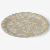 ウィリアム・モリスオークアンドアコーン紙プレート ペーパープレート (アングル)