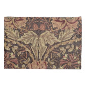 ウィリアム・モリスクラシックハニーサックル英美術 枕カバー (裏面)