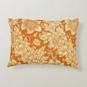 ウィリアム・モリスクラシックフローラ アクセントクッション (裏面)