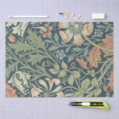 ウィリアム・モリスグリーンレスターヴィンテージアールヌーボー 薄葉紙 (クラフト)