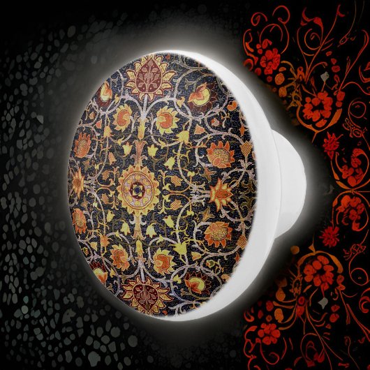 ウィリアム*モリスグレイフローラホランドパーク セラミックノブ