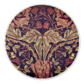 ウィリアム*モリスグレイフローラルドデン セラミックノブ (正面)