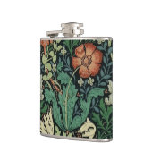 ウィリアム・モリスコンプトン花のアールヌーボーのパターン フラスク (左)